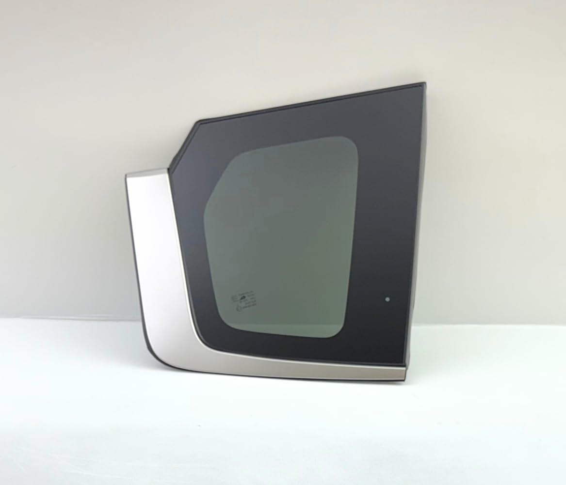 Chrome Moulding Type Passenger Right Side Quarter Window Quarter Glass Compatible with Mitsubishi Outlander 2022-2024 ( Not fit Sport Body Type , PHEV Or Dark Chrome Moulding Type )