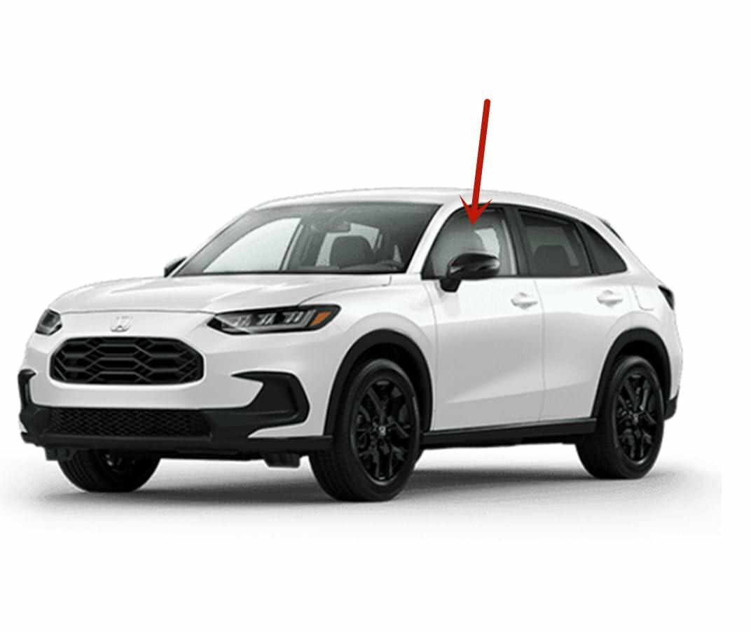 Driver Left Side Front Door Window Door Glass Compatible with Honda HR-V 2023-2026 Models