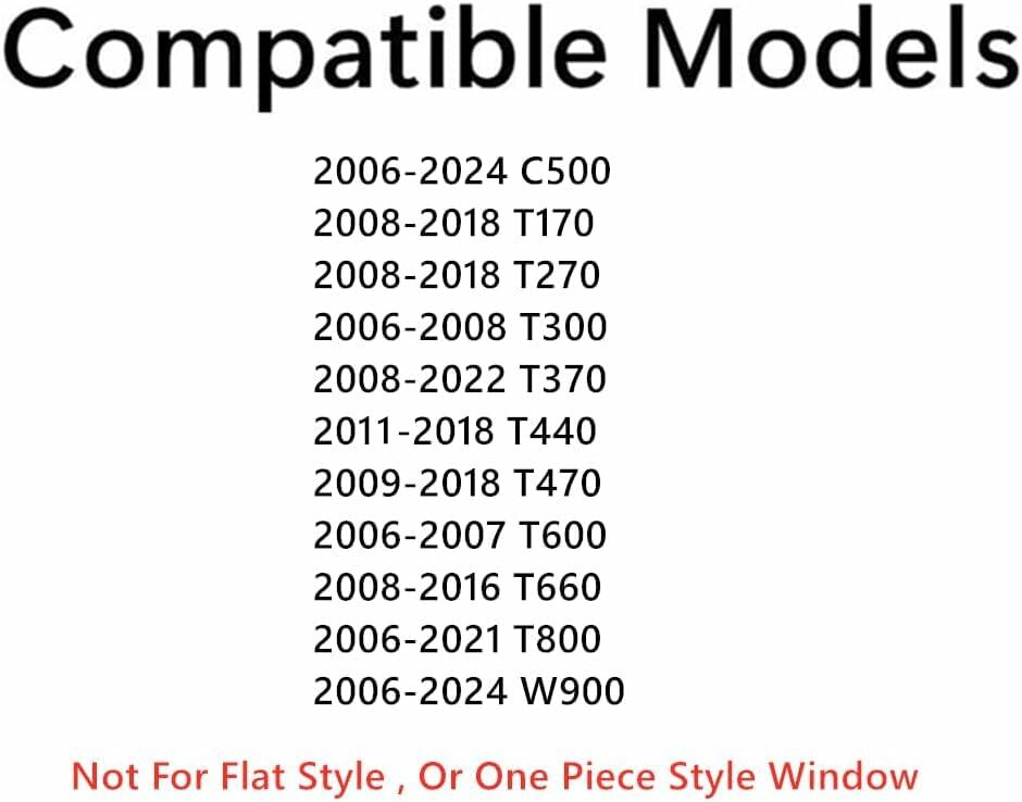 Laminated Passenger Right Side Front Windshield Window Glass Compatible with Kenworth C500 W900 2006-2024 / T170 T270 T300 T440 T470 T600 T660 2006-2018 / T370 T800 2006-2022