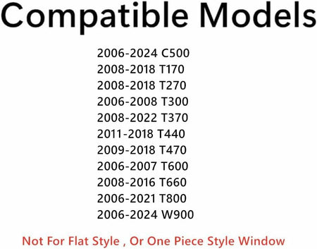 Laminated Passenger Right Side Front Windshield Window Glass Compatible with Kenworth C500 W900 2006-2024 / T170 T270 T300 T440 T470 T600 T660 2006-2018 / T370 T800 2006-2022