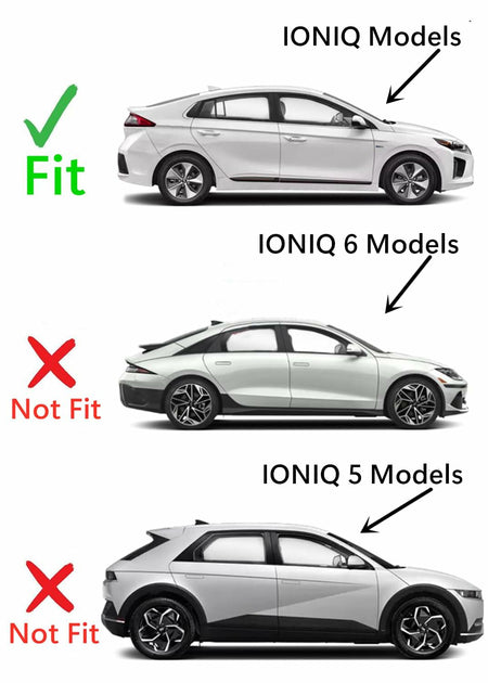 Passenger Right Side Front Door Window Door Glass Compatible with Hyundai Ioniq Hybrid 2017-2023 Models (Not For Ioniq 5 or Ioniq 6)