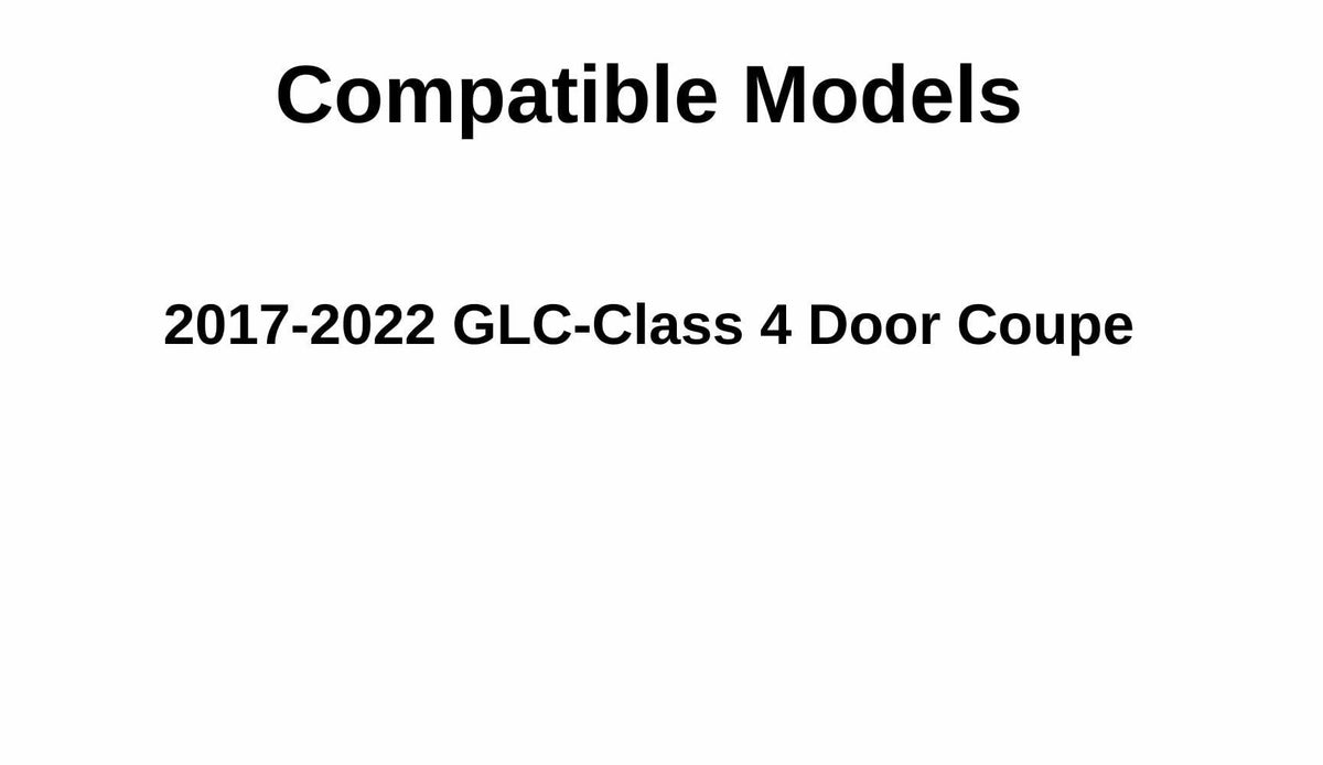 Privacy Driver Left Side Rear Door Window Door Glass Compatible with Mercedes Benz GLC300 / GLC350e / GLC43 AMG / GLC63 AMG 4 Door Coupe 2017-2022 Models