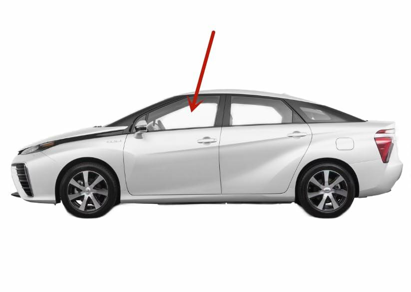 Laminated Driver Left Side Front Door Window Door Glass Compatible with Toyota Mirai 2016-2020 Models