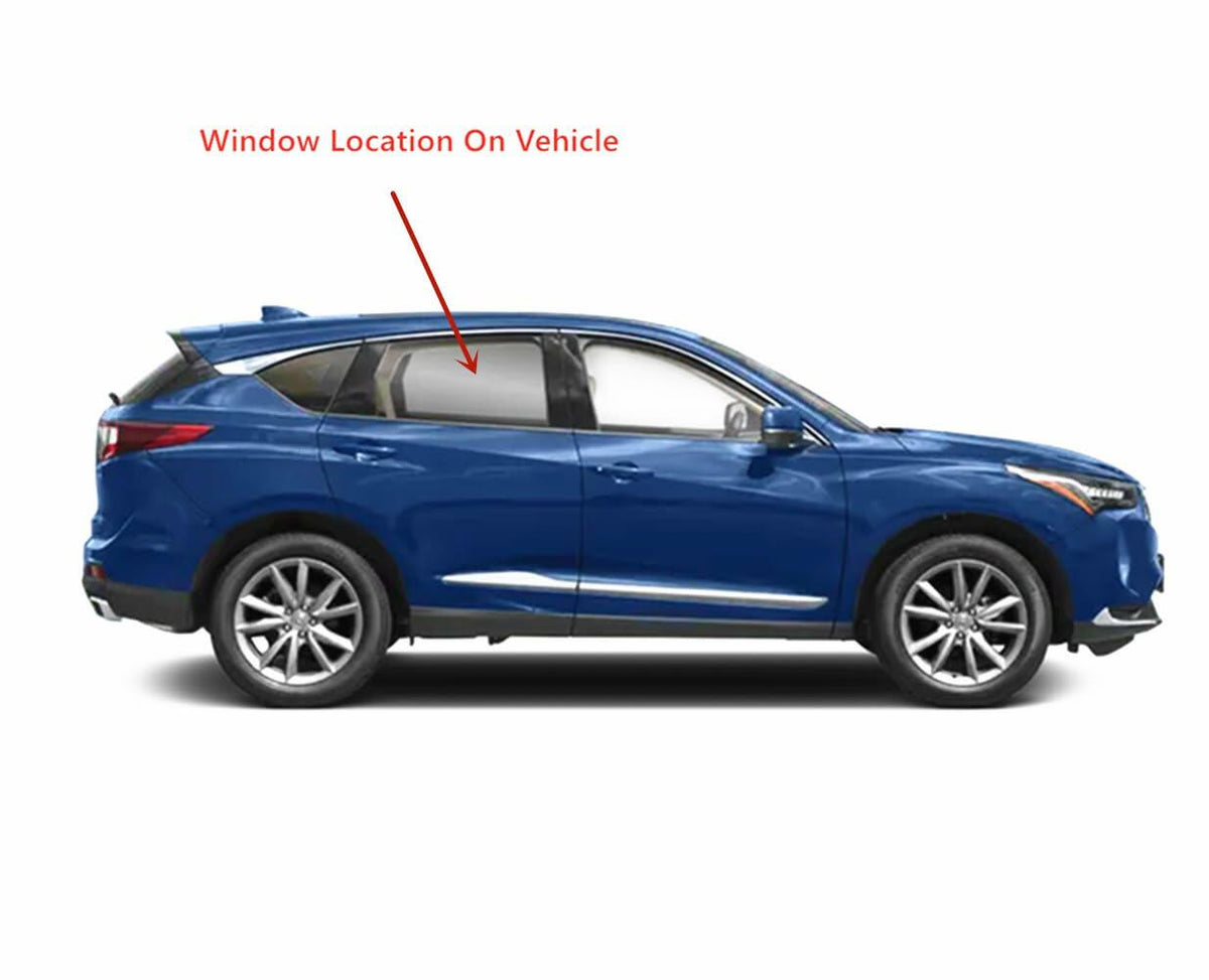 Laminated Passenger Right Side Rear Door Window Door Glass Compatible with Acura RDX 2022-2026 Models