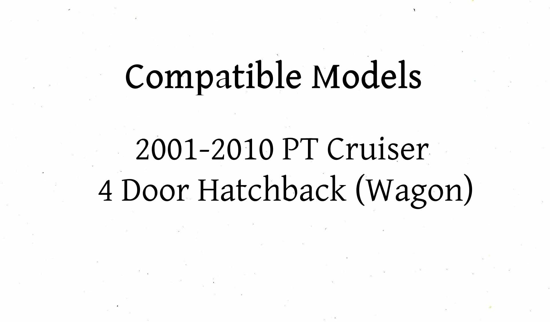 Heated Back Window Back Glass Compatible with Chrysler PT Cruiser 2001-2010 4 Door Hatchback/Wagon Models