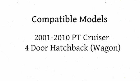 Heated Back Window Back Glass Compatible with Chrysler PT Cruiser 2001-2010 4 Door Hatchback/Wagon Models
