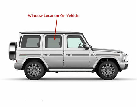 Laminated Passenger Right Side Rear Door Window Glass Compatible with Mercedes Benz G500 G550 G63AMG 2019-2025 Models