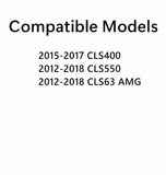 Tempered Passenger Right Side Front Door Window Door Glass Compatible with Mercedes Benz CLS400 / CLS550 / CLS63AMG / 2012-2018 Models