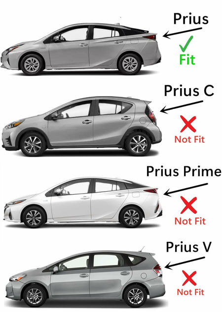Driver Left Side Front Vent Window Vent Glass Compatible with Toyota Prius 2016-2022 Models
