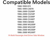 Tempered Passenger Right Or Driver Left Side Door Window Glass Compatible with Mack 872 CA878 CS200P CS250P CS300P CS300T CM400 MX200P MS250P MS300P MS300T 1986-2000 Models