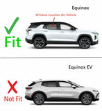Tempered Passenger Right Side Rear Door Window Door Glass Compatible with Chevrolet Equinox 2025-2026 Models