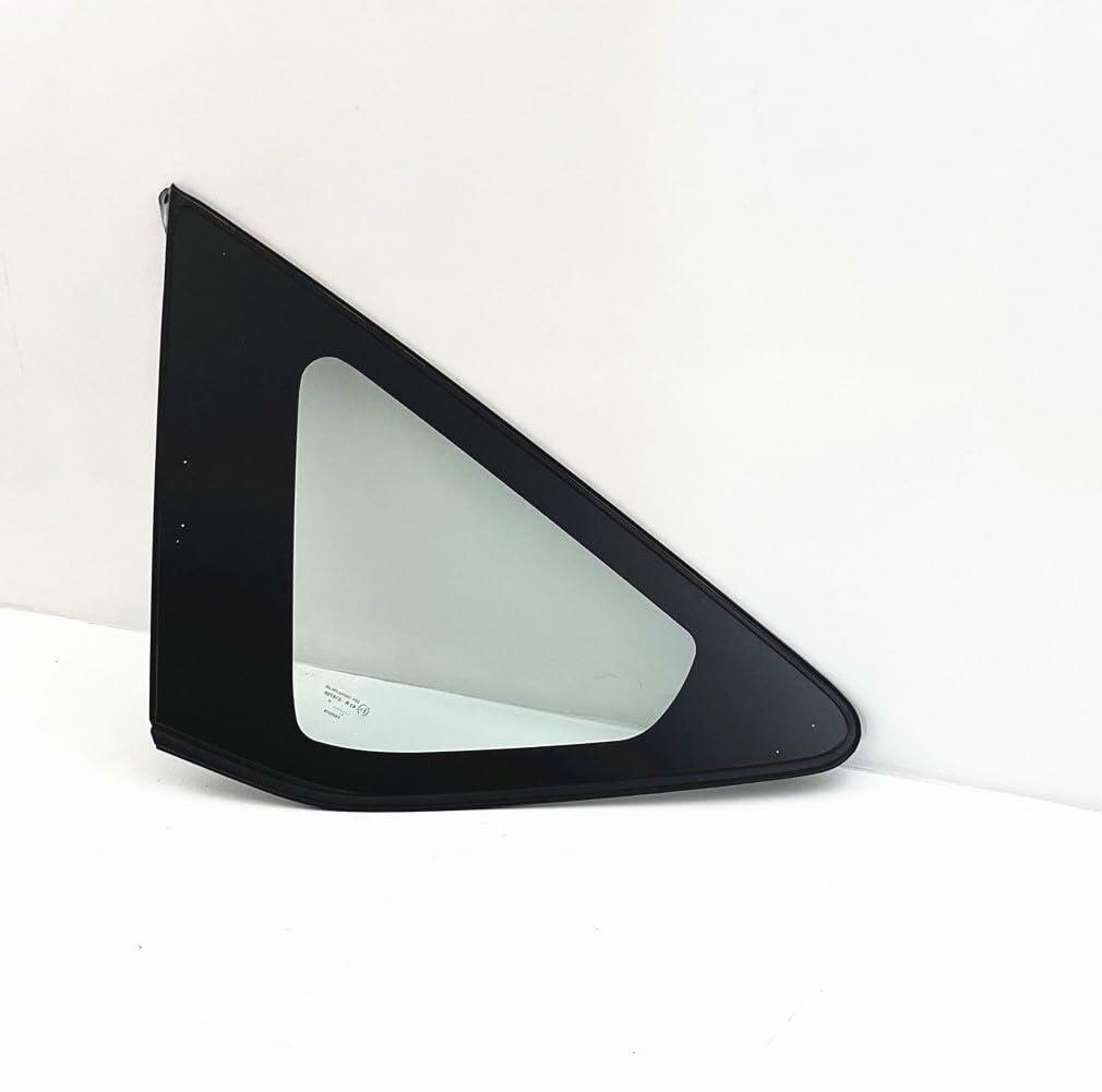 Driver Left Side Rear Quarter Window Quarter Glass Compatible with Toyota Prius V 2012-2018 Models