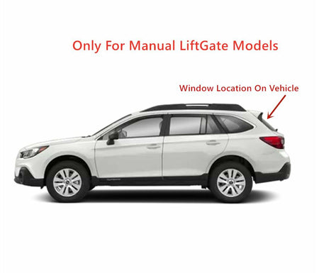 Manual Liftgate Style Heated Tempered Rear Back Window Back Glass Compatible with Subaru Outback 2015-2019 Models