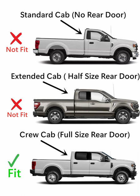 Ford F150 F250 F350 F450 F550 4 Door Crew Cab Rear Door Window Glass 2015-2022