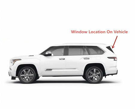 With-Video-Display Style Heated Rear Tailgate Back Window Back Glass Compatible with Toyota Sequoia 2023-2025 Models
