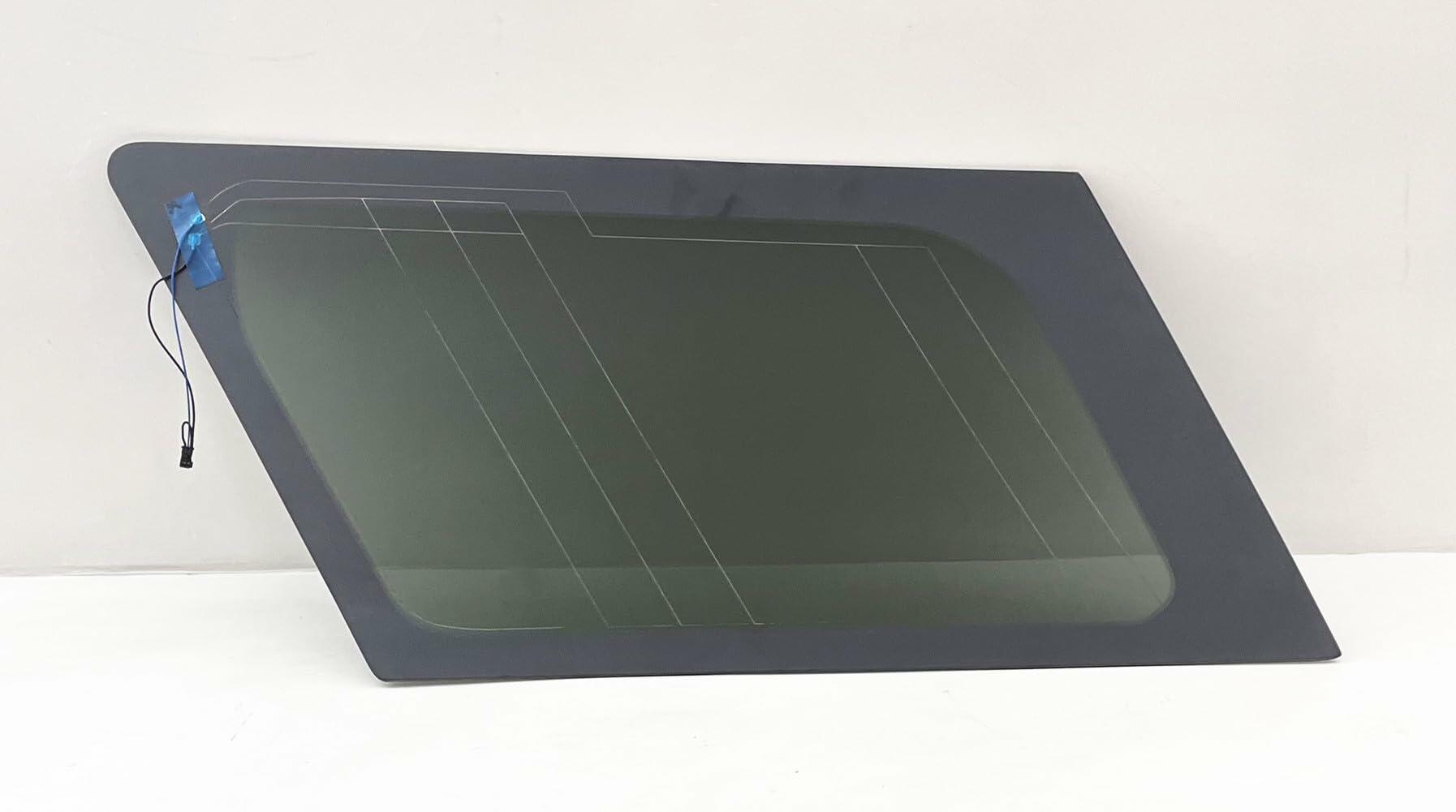 Tempered W/ Antenna Passenger Right Side Quarter Window Quarter Glass Compatible with Ford Expedition 2018-2024 Models ( Not For Expedition Max )