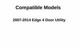 OE Privacy Heated Back Tailgate Window Back Glass Compatible with Ford Edge 2007-2014