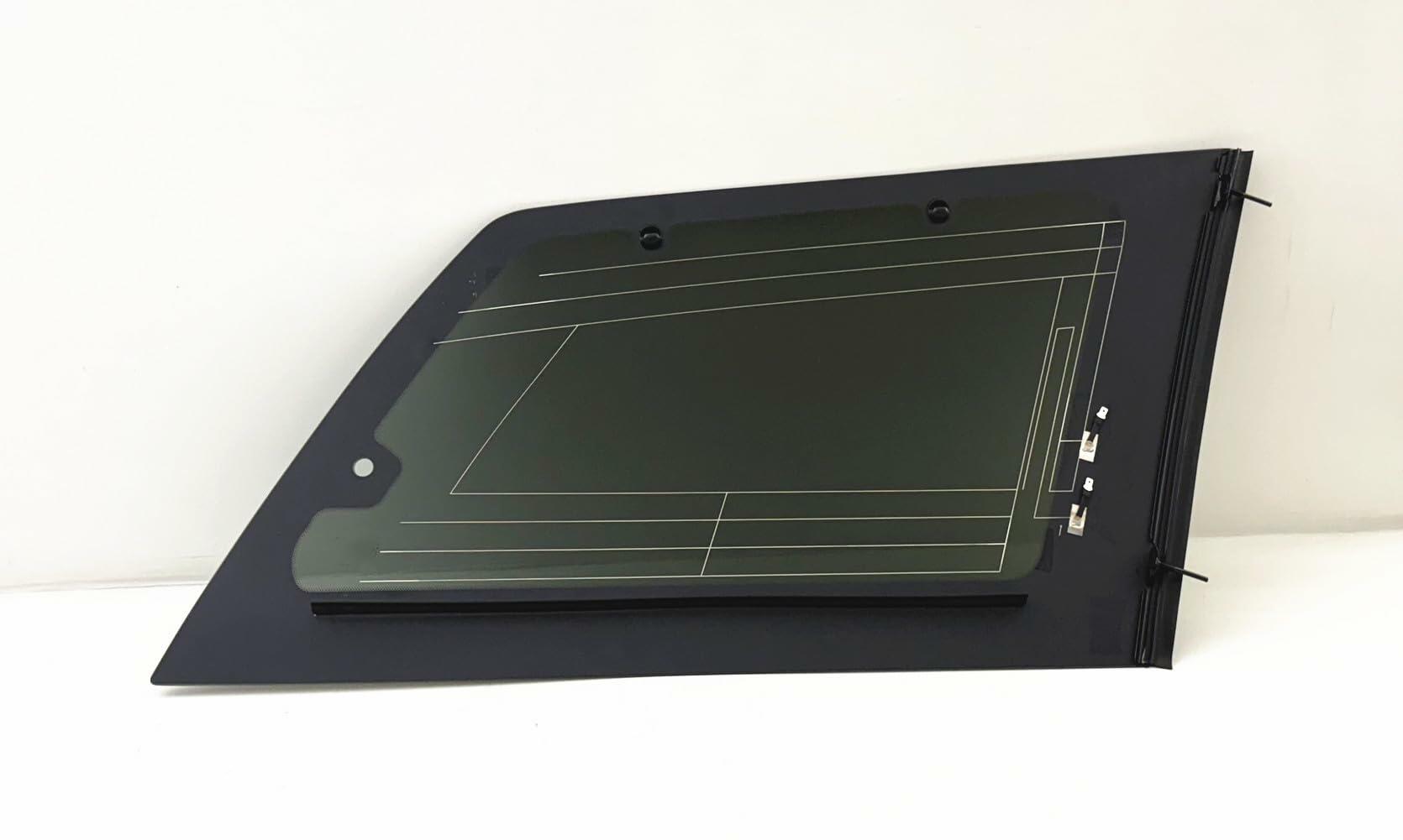 With Antenna-Style Movable Driver Left Side Quarter Window Quarter Glass Compatible with Toyota Sienna 2004-2010 Models