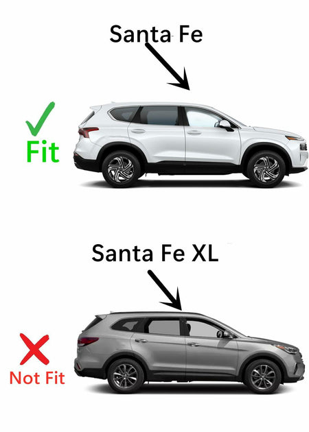 Passenger Right Side Rear Door Window Door Glass Compatible with Hyundai Santa Fe 2019-2023 Models