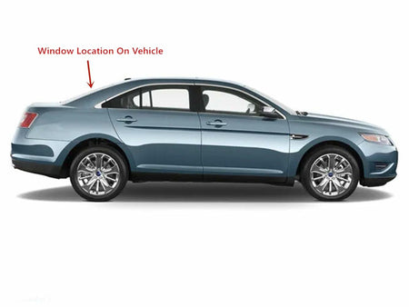 Heated Rear Back Window Back Glass Compatible with Ford Taurus 2012-2019 Models
