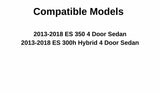 Laminated Driver Left Side Front Door Window Door Glass Compatible with Lexus ES350 / ES300h 2013-2018 Models