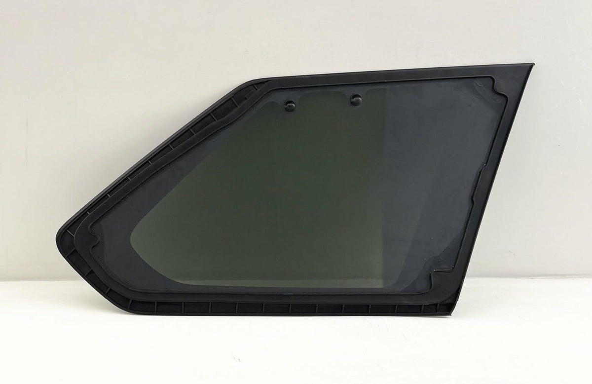 Black Moulding Driver Left Side Quarter Window Quarter Glass Compatible with Toyota Sequoia 2023-2025 Models