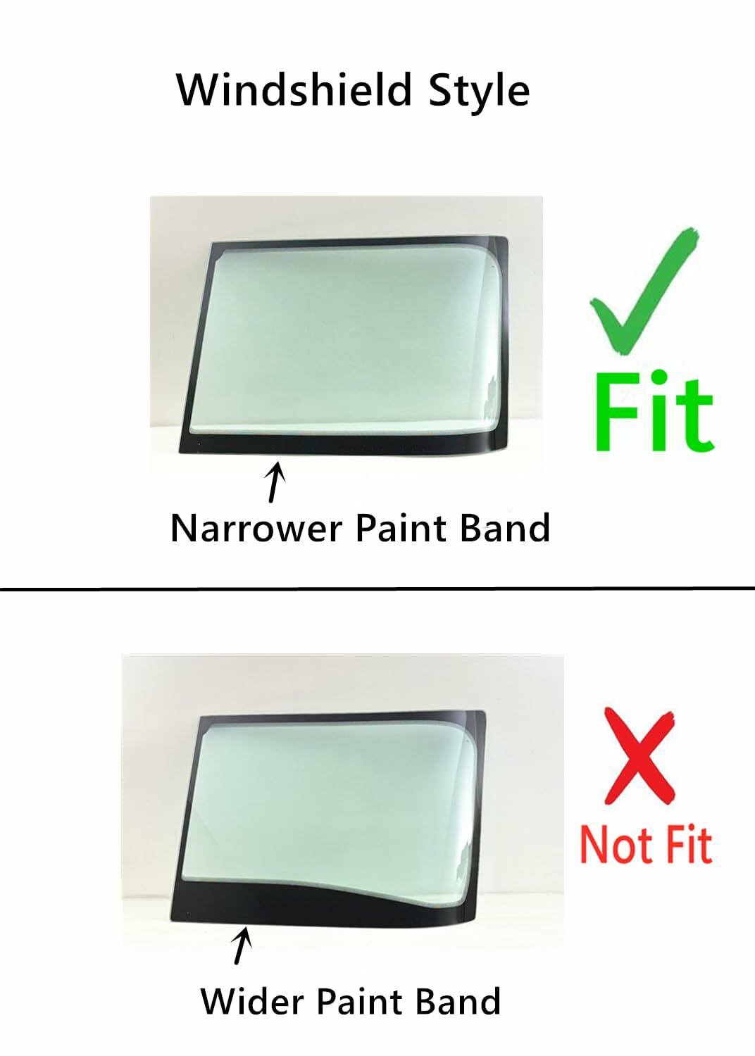 Laminated Driver Left Side Front Windshield Window Glass Compatible with Freightliner Coronado Columbia Century Class 1996-2018 / 112SD 2012-2022 Models