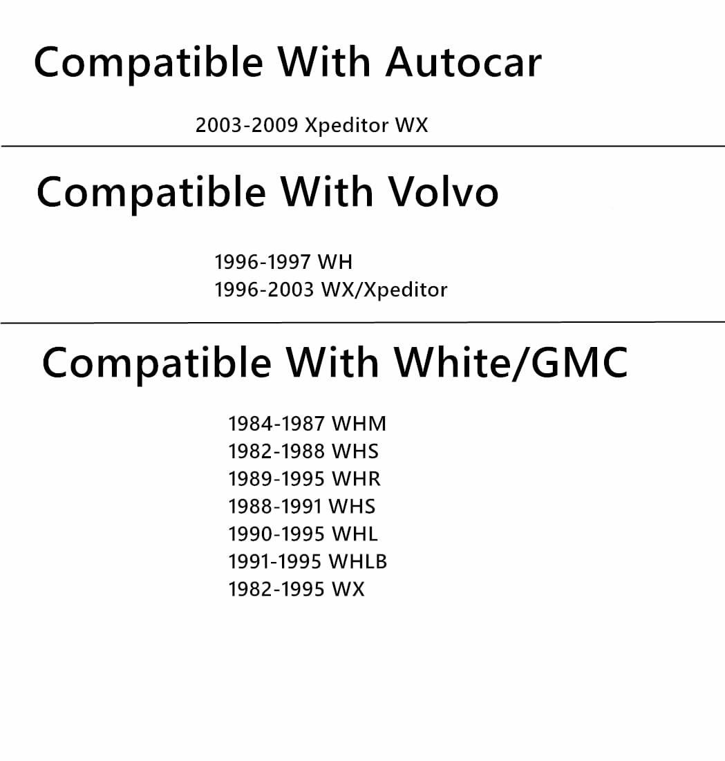 Laminated Driver Left Side Front Windshield Window Glass Compatible with Volvo WX-Xpeditor 1996-2003 WH 1996-1997 / White GMC WX WH WHM WHS WHR WHL WHLB 1982-1995 / AutoCar WX-Xpeitor 2003-2009