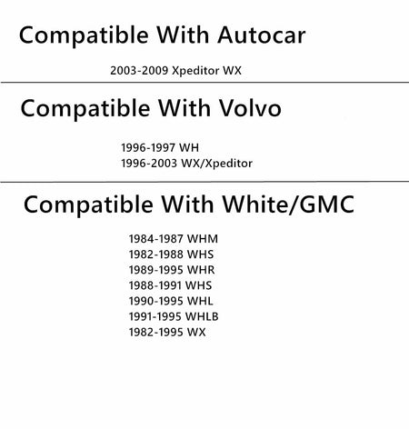 Laminated Driver Left Side Front Windshield Window Glass Compatible with Volvo WX-Xpeditor 1996-2003 WH 1996-1997 / White GMC WX WH WHM WHS WHR WHL WHLB 1982-1995 / AutoCar WX-Xpeitor 2003-2009