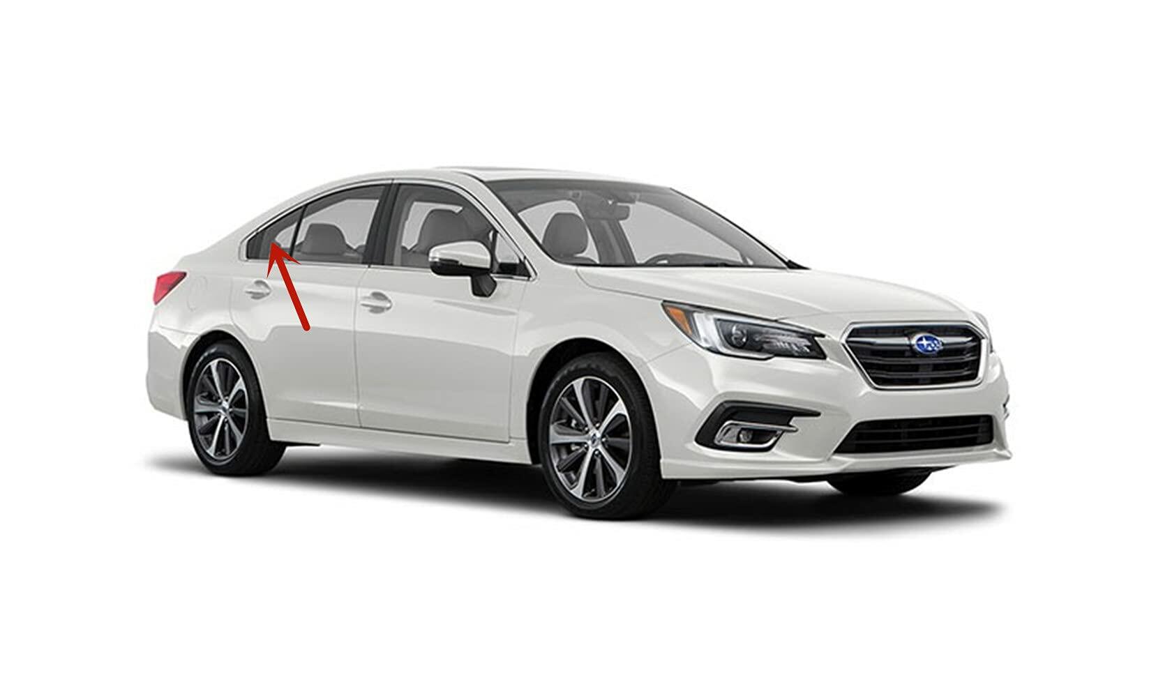 Passenger Right Side Rear Vent Window Vent Glass Compatible with Subaru Legacy 2015-2019 Models