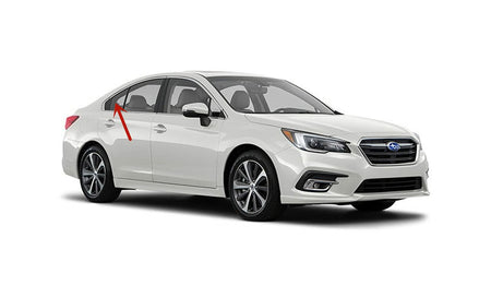 Passenger Right Side Rear Vent Window Vent Glass Compatible with Subaru Legacy 2015-2019 Models