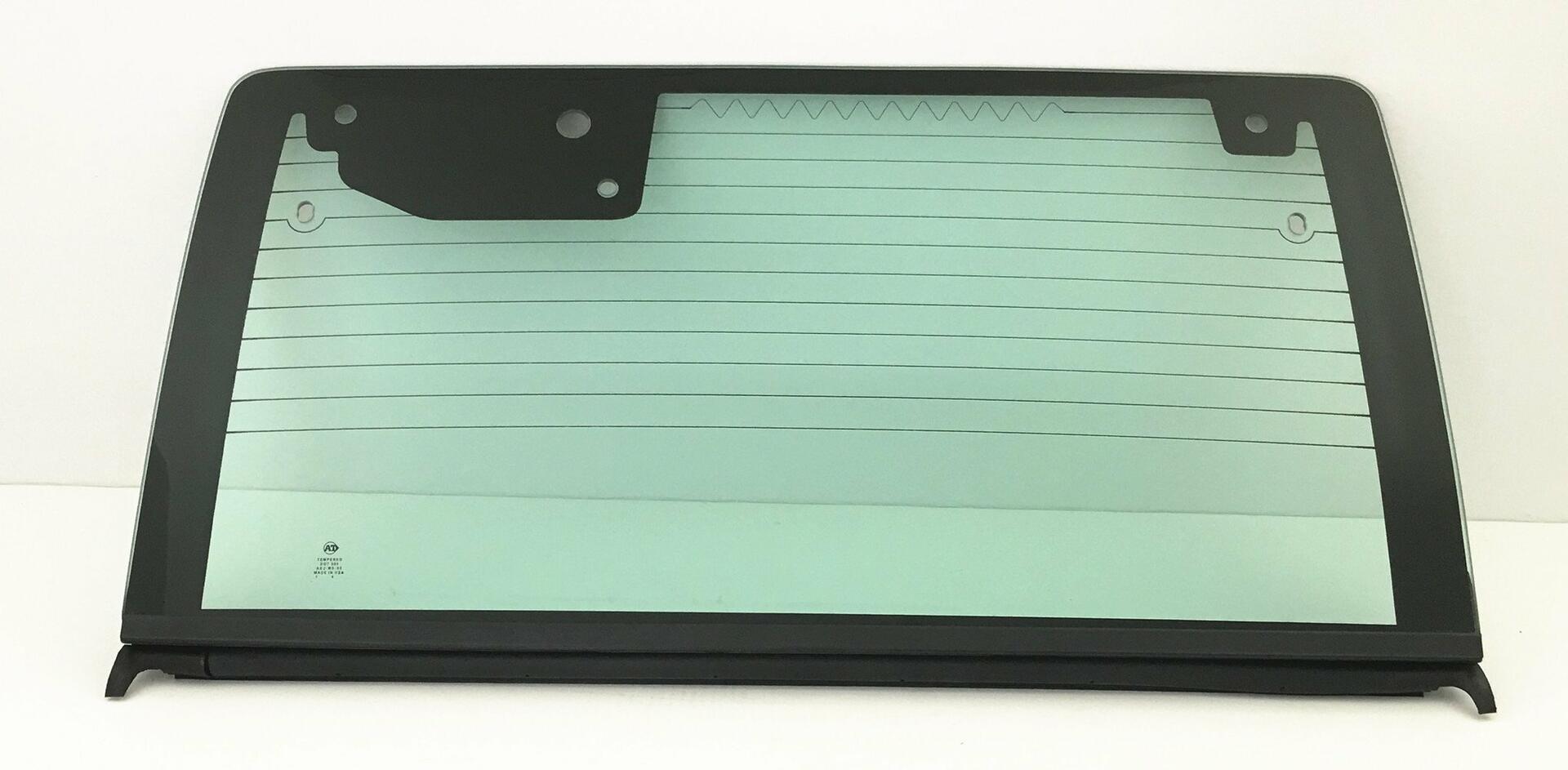 Heated Back Tailgate Window Back Glass Compatible with Jeep Wrangler 2007-2010 Models