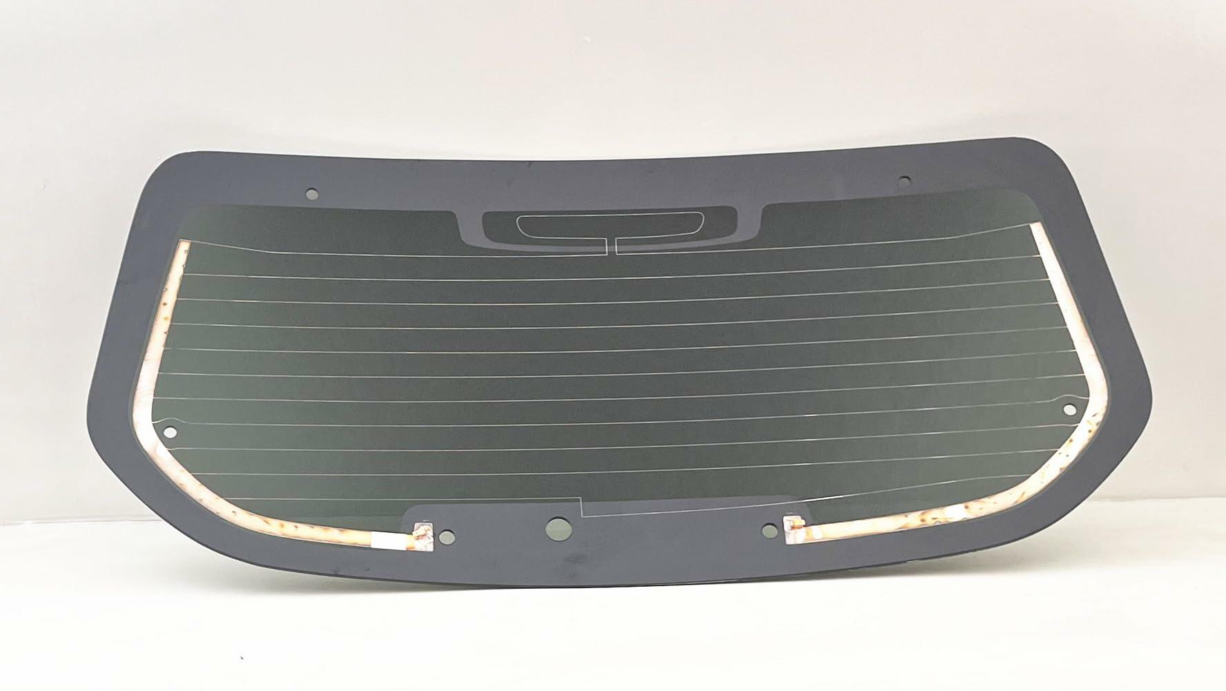 9/16'' Hole Style Heated Rear Back Window Back Glass Compatible with Hyundai Tucson 2005 Models