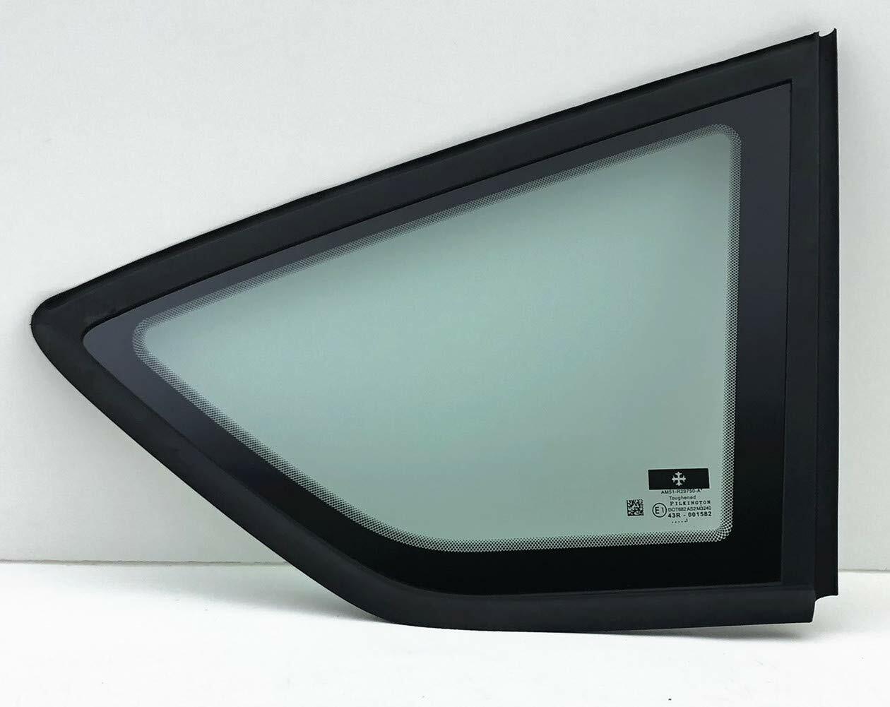 Passenger Right Side Quarter Window Quarter Glass Compatible with Ford C-MAX 2013-2018 Models