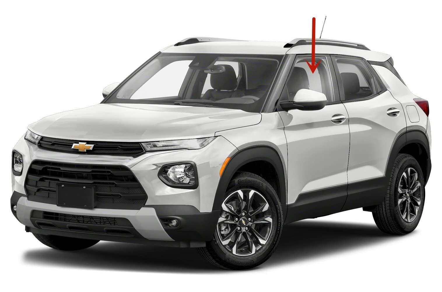 Driver Left Side Front Door Window Door Glass Compatible with Chevrolet TrailBlazer 2021-2026 Models