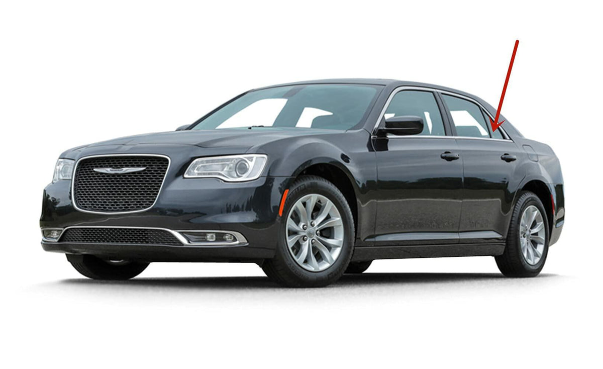 OE Driver Left Side Rear Vent Window Vent Glass Compatible with Chrysler 300 2011-2023 Models
