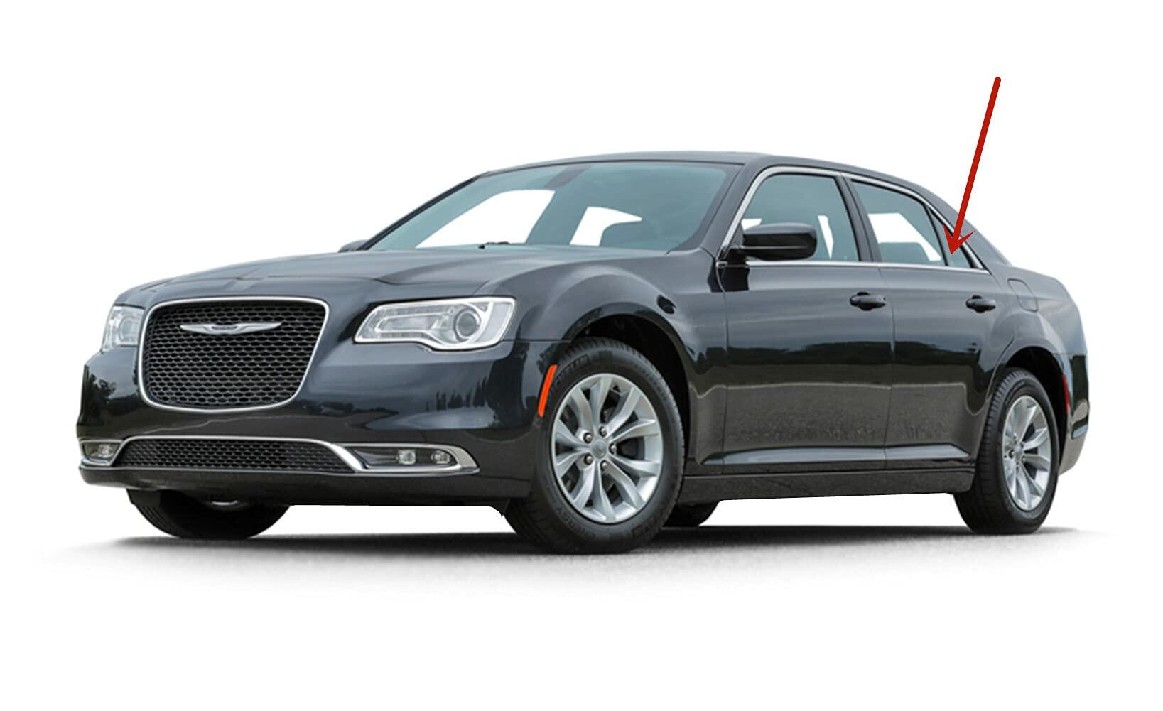 OE Driver Left Side Rear Vent Window Vent Glass Compatible with Chrysler 300 2011-2023 Models