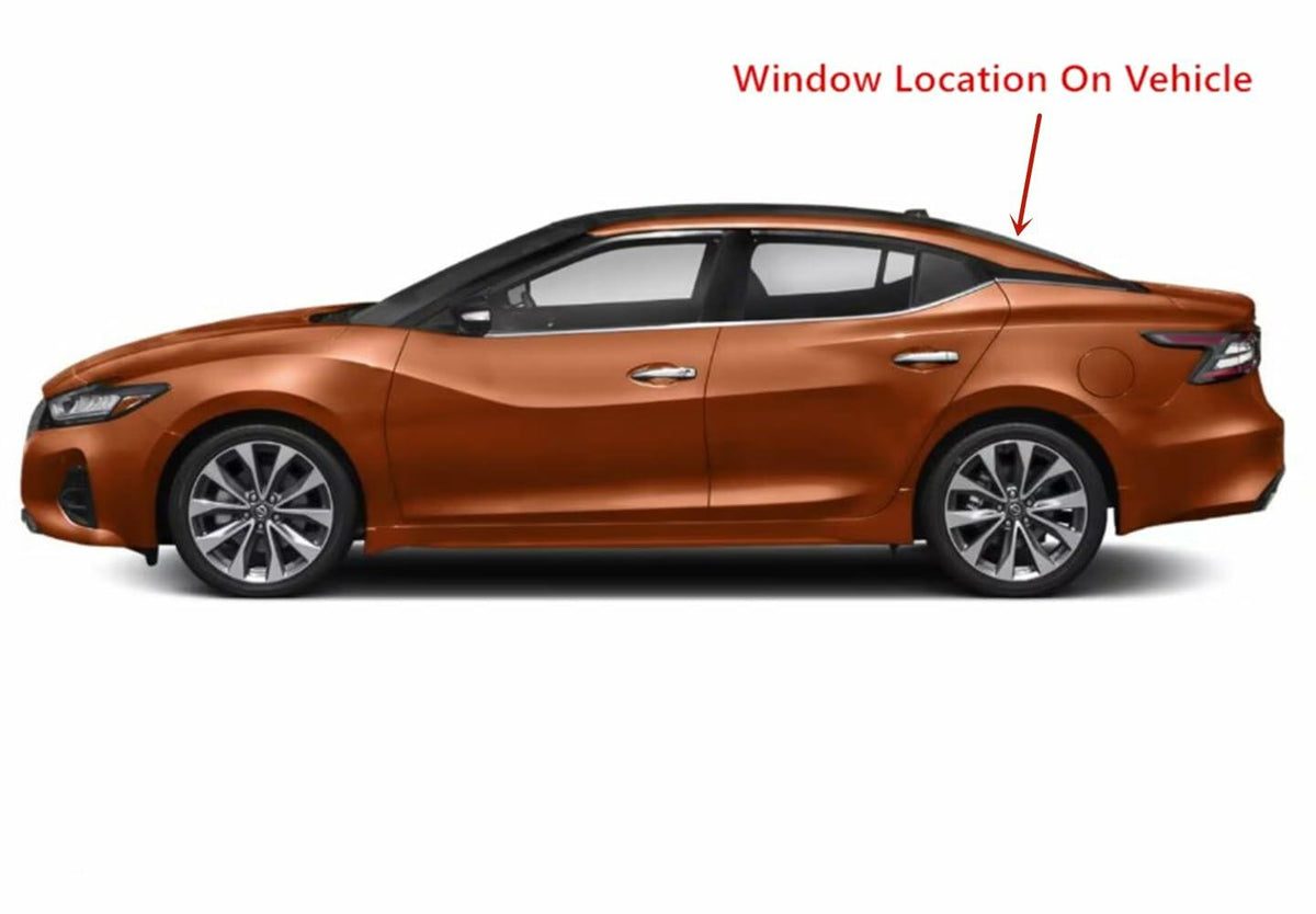 Heated Back Window Back Glass Compatible with Nissan Maxima 2016-2023 Models