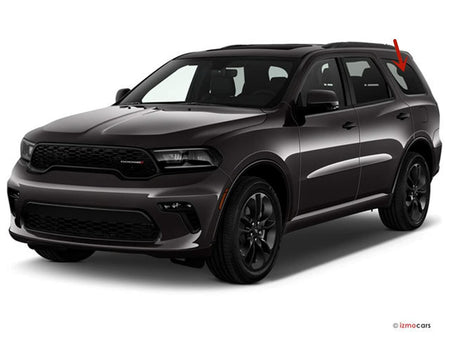 Driver Left Side Quarter Window Quarter Glass Compatible with Dodge Durango 2011-2026 Models