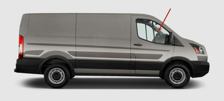 Passenger Right Side Front Vent Window Vent Glass Compatible with Ford Transit 83.2" Low-Roof Van 2015-2026 Models (Not for Mid/High Roof Transit, or Transit Connect)
