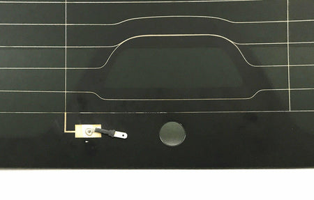 Heated Back Window Back Glass Compatible with Mercedes Benz ML320 ML350 ML430 ML500 ML55AMG 1998-2005 Models