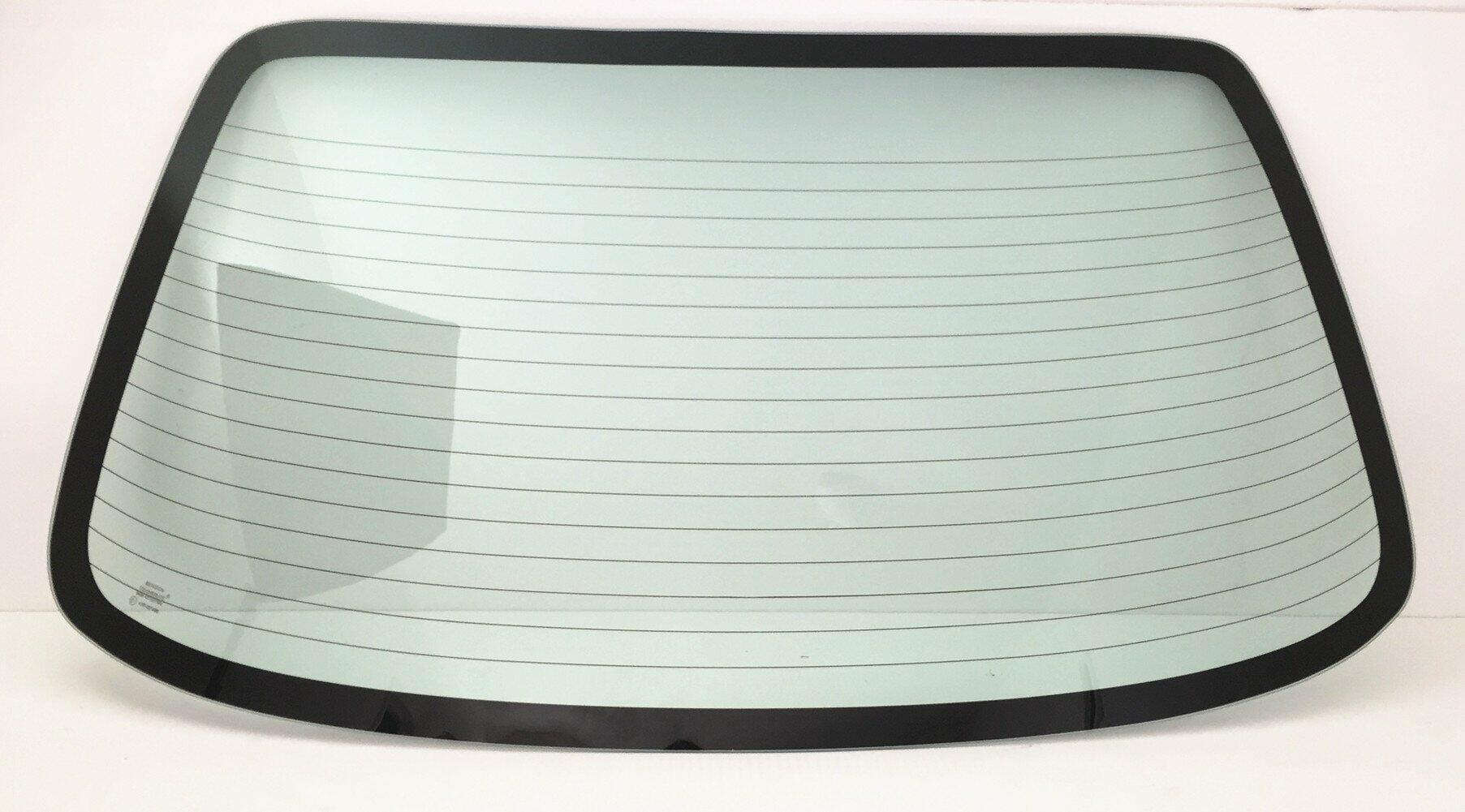 Heated Back Window Back Glass Compatible with Toyota Corolla/Chevrolet Prizm 4 Door Sedan 1998-2002