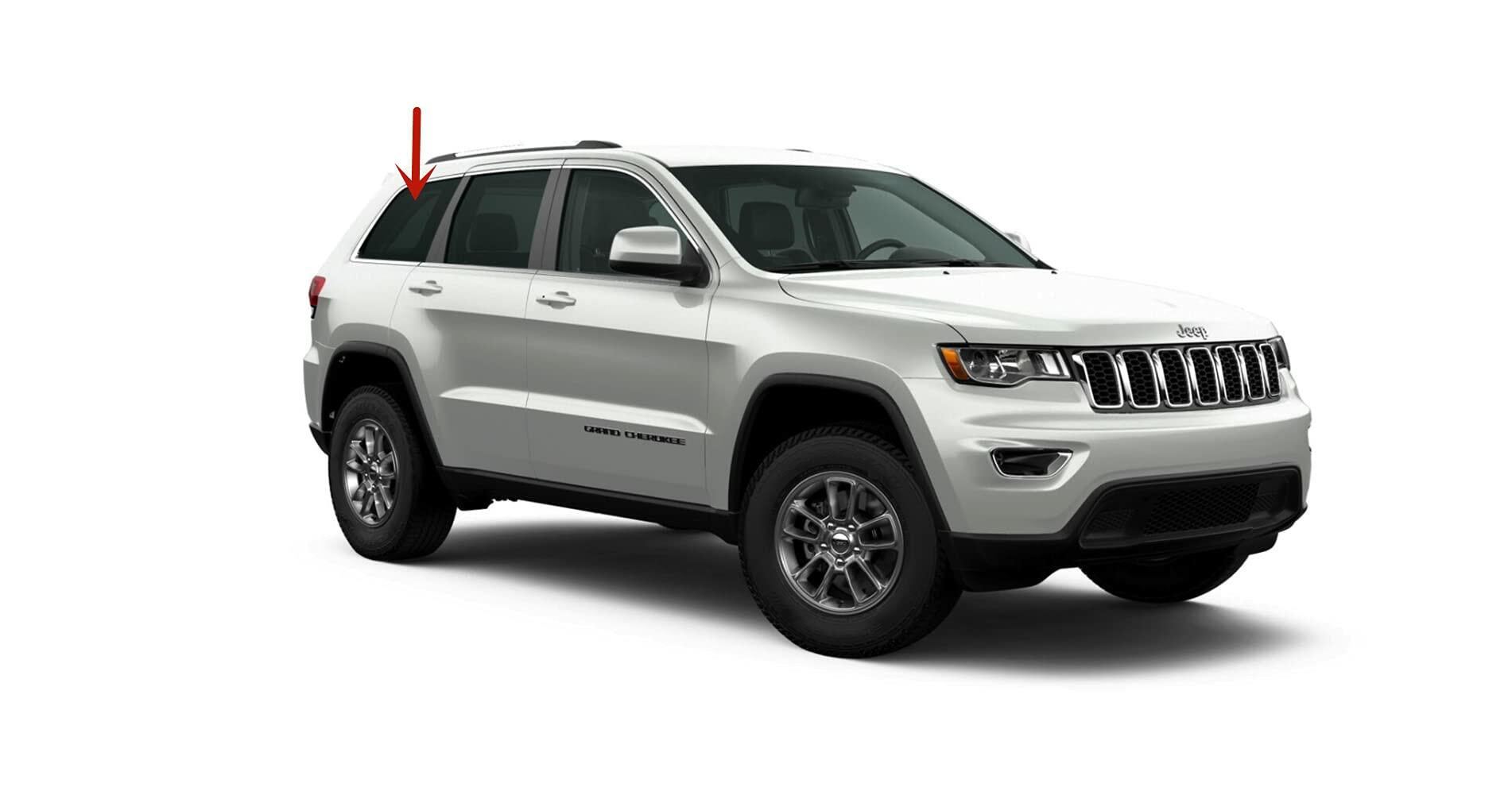 OEM Passenger Right Side Quarter Window Quarter Glass Compatible with Jeep Grand Cherokee 2014-2021 / Grand Cherokee WK 2022 Models