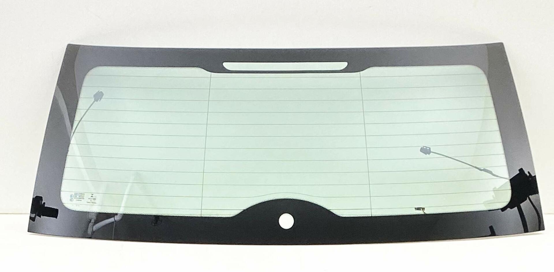 Heated Back Window Back Glass w/ 3 Connector Leads Compatible with Mini Cooper 2 Door Hatchback 2007-2011 Models