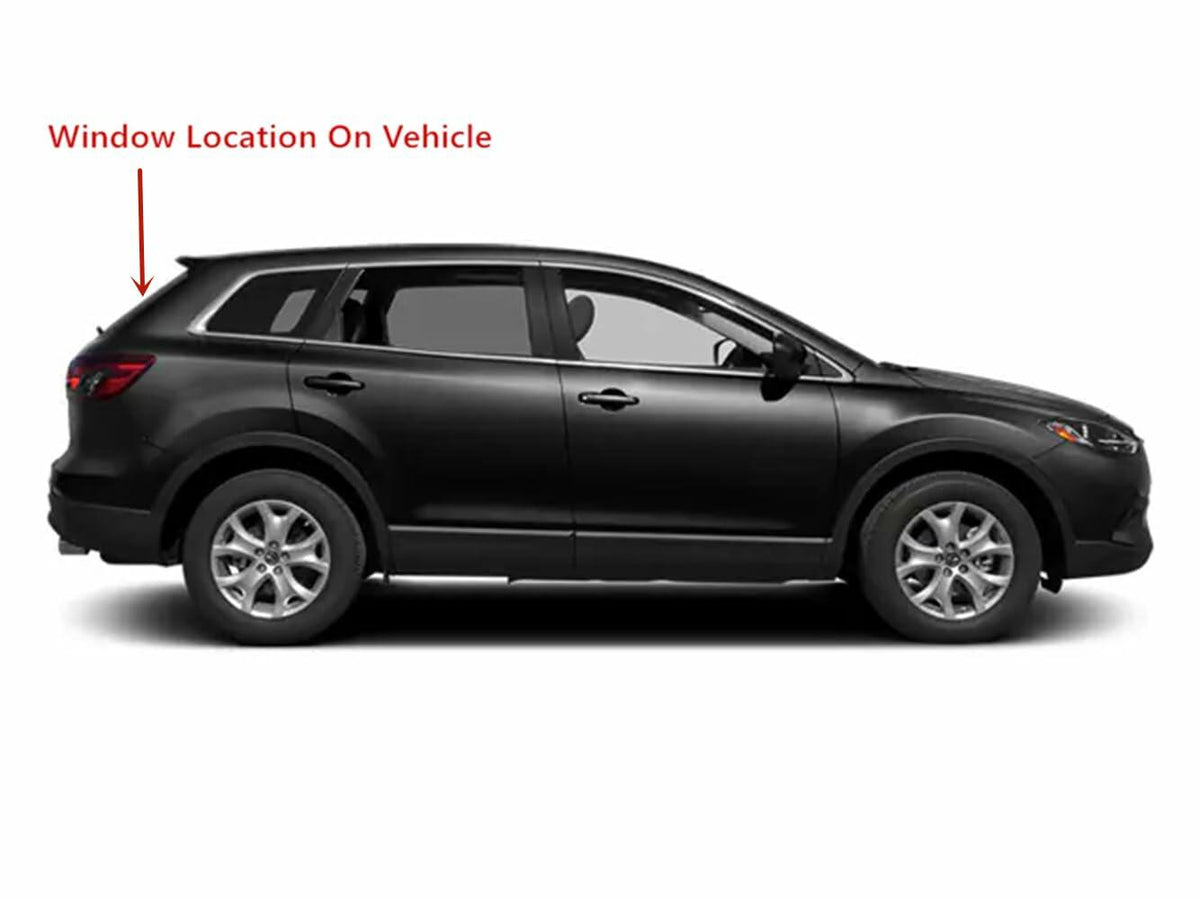Heated Back Tailgate Window Back Glass Compatible with Mazda CX-9 2007-2015 Models