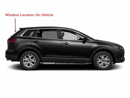 Heated Back Tailgate Window Back Glass Compatible with Mazda CX-9 2007-2015 Models