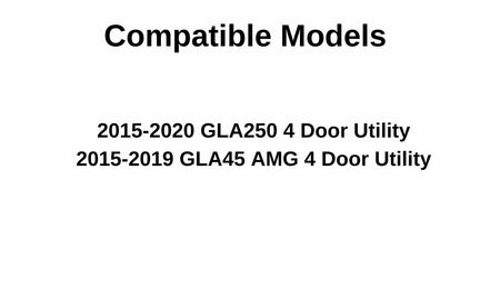 Back Window Back Glass W/ Alarm Feature Compatible with Mercedes Benz GLA250 2015-2020 Models / GLA45 AMG 2015-2019 Models