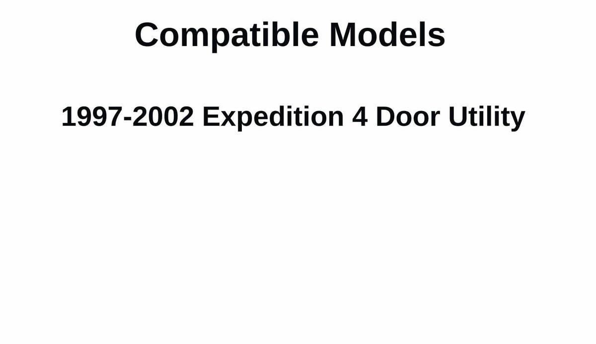 Movable Driver Left Side Quarter Window Quarter Glass Compatible with Ford Expedition 1997-2002 Models