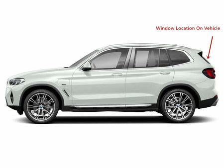 Heated Back Tailgate Window Back Glass Compatible with BMW X3 2018-2024 Models
