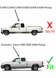 Privacy Movable Driver Left Side Rear Quarter Window Quarter Glass With Frame & Latch Compatible with GMC Sierra 1999-2006 / Sierra Classic 2007 Extended Cab Pickup Models